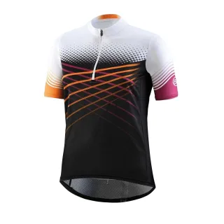 Bicycle Line - "Edera MTB" Radfahr-Trikot für Damen (Schwarz/Orange)