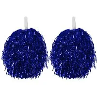 Schnoschi Kostüm 2 Stück Pompons Cheerleading Cheerleader Tanzwedel Puschel Pom Pons