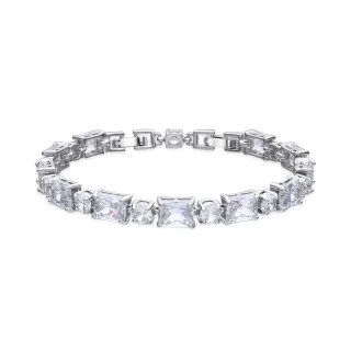 Luxenter Armband in Silberoptik mit Zirkonia – Ilas