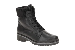 Gabor Damen Stiefeletten 72.776.57 Schwarz - schwarz, Warmfutter & Gummisohle