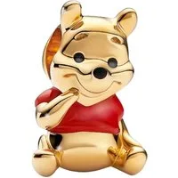 Pandora Charm-Einhänger SHINE-762212C01, Disney, Winnie Puuh, Vergoldet, Emaille