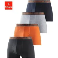 H.I.S Boxer Boxershorts für Herren (Packung, 4-St) mit bequemem Stretchbündchen