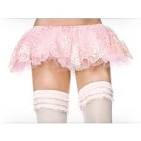 Leg Avenue Kostüm Glitter Tutu pink - Karneval Faschingskostüm Damen, Extravaganter Tutu-Rock mit stylischem Glitzer-Dekor für viele Kostü