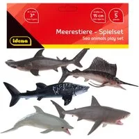 Idena Tierfigur Idena Figuren Set Meerestiere 15cm 5 Stück