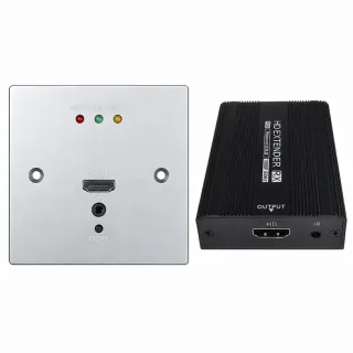 WP1815HD HD Wall Plate Extender 1080P@60Hz Over Cat6 Up To 150m POE IR EDID Pass-Through Transmitter and Receiver RJ45 A