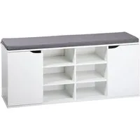 KESPER® Schuhschrank Schuhschrank mit Sitzkissen, 2 Türen, FSC