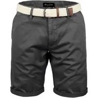 Amaci&Sons Chinoshorts BERWYN Chinoshort inkl. Gürtel Herren Bermuda Short Hose Regular Fit inkl. Gürtel