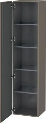 Duravit L-Cube Hochschrank Flanell Grau Seidenmatt 400x363x1760 mm - LC1180L9090 LC1180L9090