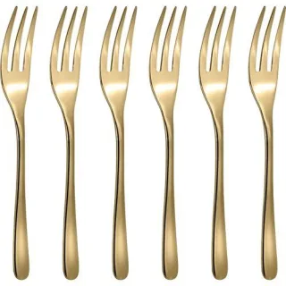 Sambonet Taste PVD 6 Forchette D Dolce Oro Lucido