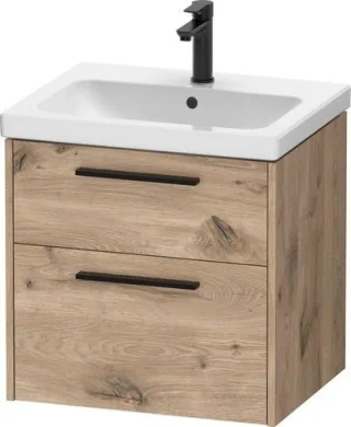 Duravit D-Code Waschtischunterschrank wandhängend Schubk. 2, DC46700BD550000