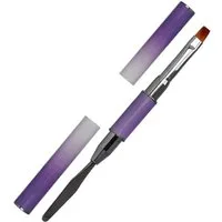 Sun Garden Nails UV-Nagellack Nail Steckpinsel Lila Spatel & Gelpinsel aus Kunsthaar - Square 2in1