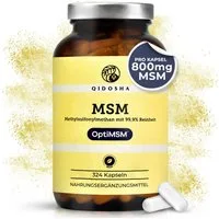 QIDOSHA MSM Kapseln OptiMSM® 2400 mg Hartkapseln, 1 er 324 St., 299 g, Organischer Schwefel mit OptiMSM®
