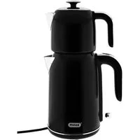 Mulex Wasser-/Teekocher Tee Express, 2200 W, 2-in-1 Wasserkocher mit Teekanne 1,7L + 1 L