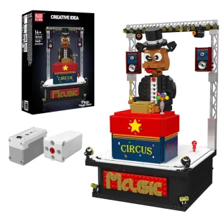 Mould King 10240 for Pluto Magic Show Magician Stage Model Dynamic Creative MOC Toys Building Block Brick Assembly Kit K