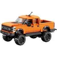 Reobrix 827 Spielbausteine, (Klemmbaustein Set, 423 St., Klemmbaustein Modellbausatz), Pick up Truck Modell 19,5 cm lang mit 423 Teilen ab 14 Jahren