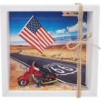 ZauberDeko Geschenkbox Geldgeschenk Verpackung Gutschein Urlaub Motorrad USA Route 66 Amerika
