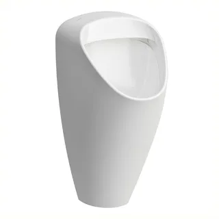 Laufen Absaug-Urinal H8410614000001 spülrandlos, Zulauf innen, vandalensicher, ohne elektronische Steuerung, weiß LCC