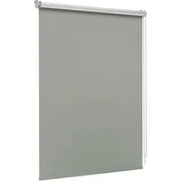 Verdunklungsrollo Thermorollo, 30 x 120 cm, dunkelgrau [Stoffbreite 26,6 cm], jalousiescout, verdunkelnd, ohne Bohren, freihängend, Klemmfix, Thermo-Rollo Vollverdunkelnd Thermo-Beschichtung, energiesparend