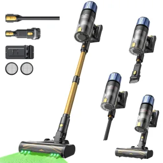 [EU Direct] Proscenic P15 Cordless Stick Vacuum Cleaner, 50kPa 580W Powerful Suction, 70min Runtime, Green Light, HEPA F