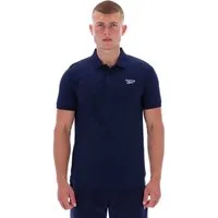 Reebok Poloshirt BLAZE EMBROIDERED SS POLO SHIRT Kurzarm-Design, mit Rundhalsausschnitt, aus Baumwolle