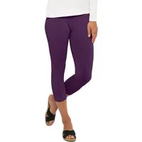 celodoro 3/4-Leggings Damen Leggings (3/4 Capri) Stretch-Jersey Hose aus Baumwolle