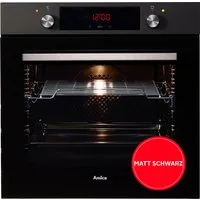 Amica Backofen EBX 943 610 SM, mit 1-fach-Teleskopauszug, Steam Clean, Großer Garraum, sichere Bedienung und einfache Reinigung beim Backen