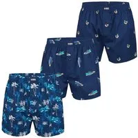HAPPY SHORTS Boxer Print Sets (3-St) American Boxer Baumwolle bequem