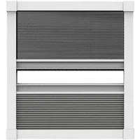 Nematek Insektenschutzplissee Nematek® Fliegengitter DUO-Plissee für Dachfenster Insektenschutz Dachfensterplissee in verschiedenen Größen