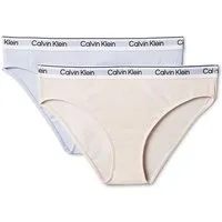 Calvin Klein Underwear Brasilslip 2PK BIKINI (Packung, 2-St., 2er-Pack) mit Logobund