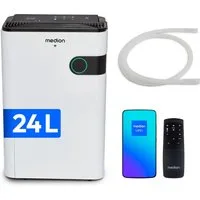 Medion® Luftentfeuchter Luftentfeuchter MEDION (MD 12044), App-Steuerung, 5 L Wassertank, bis 40qm, Touch Bedienfeld