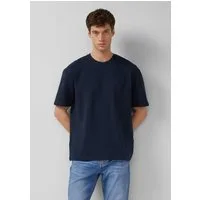 s.Oliver Kurzarmshirt T-Shirt Strukturiertes T-Shirt im Modern Fit