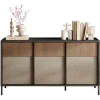 Home affaire Sideboard Everest Breite 156 cm, Kommode mit 3 Türen, Anrichte, Soft/Self Closing, Korpus 22 mm