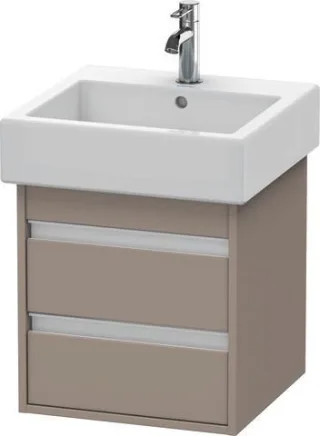 Duravit Ketho Waschtischunterbau wandhängend Basalt Matt 450x440x480 mm - KT663504343 KT663504343