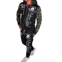 Jaylvis Jogginganzug Herren Trainingsanzug Freizeitanzug Sportanzug Streetwear Fitness, Jacke mit Kapuze