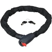 relaxdays Kettenschloss SECURE 100cm