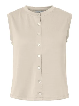 PIECES - PCPIMI SS VEST PWP JRS BC Silver Lining - Gr. - XL
