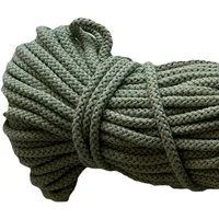 Mississhop Kordel 100 m / Ø 5 mm / Ø 3 mm Baumwollkordel Seil Kordel 100 % Baumwolle