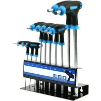 Stiftschlüssel Innensechskant-Stiftschlüssel-Satz T-Griff – 10-tlg. 2–10 mm