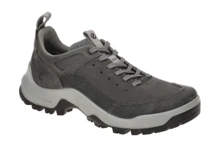 Ecco 82234450843 Herren Wanderschuhe Grau Steel/Steel Receptor Profil Gummisohle