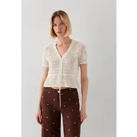 Mavi V-Ausschnitt-Pullover SHORT SLEEVE CARDIGAN Cardigan-Top