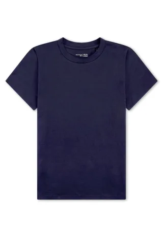 SCHIESSER - T-Shirt Rundhals deep blue - Gr. - 42