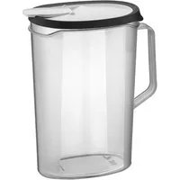 Michelino Wasserkrug Pitcher 2200 ml – Großer Kunststoff-Krug mit Ausgießer & Deckel, (1-tlg)