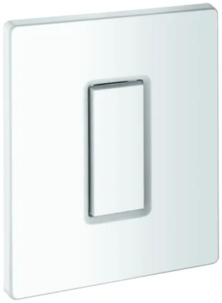 Grohe Abdeckplatte 42377 mit Drucktaste alpinweiß, 42377SH0 42377SH0