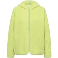 CECIL Sweatjacke Cecil Teddy-Jacke mit Kapuze in Unifarbe