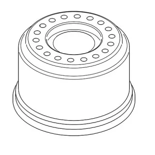 KWC Aquarotter Sprühkopf für Augendusche, 2000104725, 2000104725 2000104725