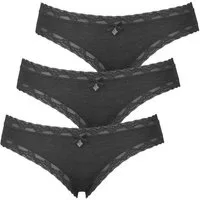 like it! Bikinislip 3er Pack Damen Minislip Kim (Packung, 3-St) Zwickel