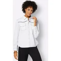 Witt Klassische Bluse Jeansbluse Langarm