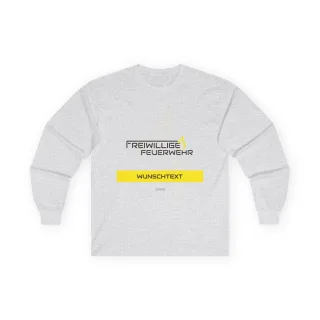 COVRZ Individuelles Langarm-T-Shirt für freiwillige Feuerwehrleute Rot S Ohne