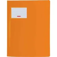 BRUNNEN Aktenordner Schnellhefter A4 Fact! PP orange - Robuster Ordnungshelfer für Büro &