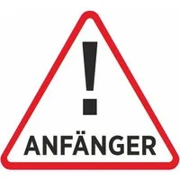 Hermann Schütz Aufkleber Hermann Schütz Aufkleber Anfänger dreieckig